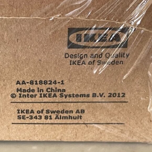 IKEA Lillholmen Etched Floral Glass Wall Shelf Discontinued - Picture 8 of 13